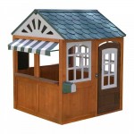 Casuta de joaca Garden View Kidkraft - din lemn pentru copii in gradina 